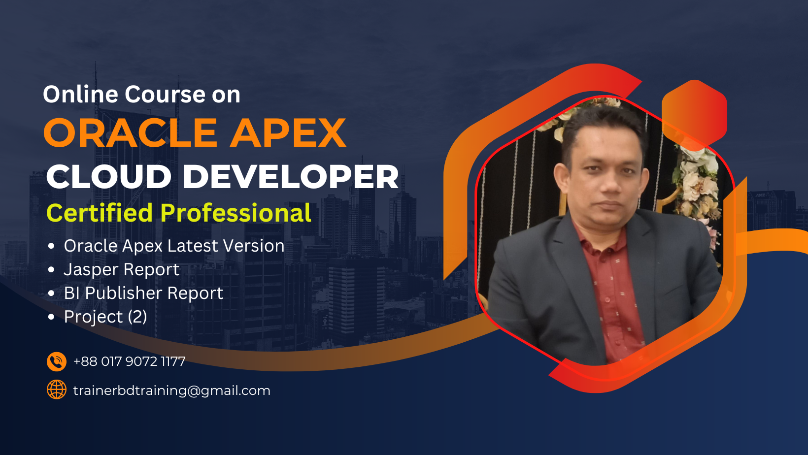 Oracle Apex Cloud Developer Certified Professional - TrainerBD Training